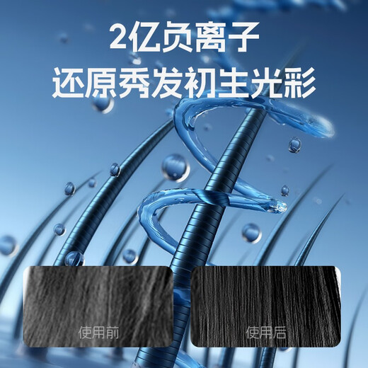 Ai wo de high-speed hair dryer household hair dryer high-speed negative ion high-power hair dryer does not damage hair hair care household hair dryer <Taro Purple> gift box