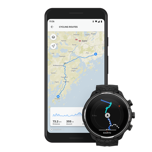 Suntuo 9 BARO titanium alloy running and mountaineering professional sports watch 80 sports modes smart watch Titanium/black titanium alloy