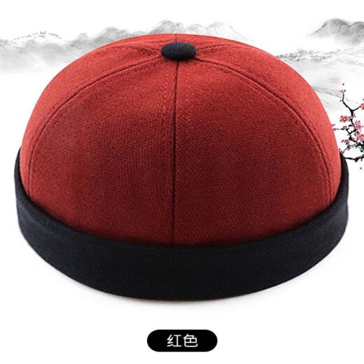 Divertido Hat Mener Spring y Autumn Melon Skin Hat Men's Men's Men's Homen's Women's Women's Women's Middle-Eby y ancianos Hip-Hop Hip-Hop Noble Noble Flip-Flip-Feeding Yuppie Hat Watmelon Hat 13657 Big Red puede ajustarse (56-60 cm)