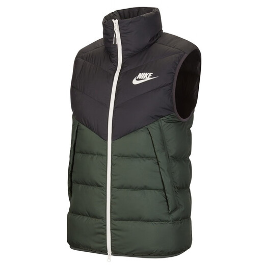 NIKE nouveau gilet de sport et de loisirs confortable à col montant pour hommes DV1136-010 FB7374-010 XS
