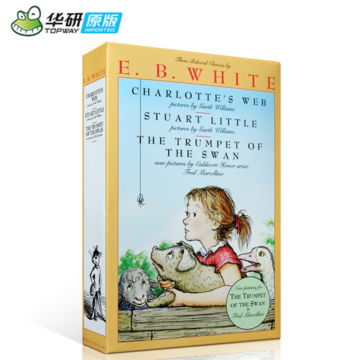 夏洛的网 英文原版 Charlotte's Web 吹小号的天鹅 精灵鼠小弟 EB怀特代表作 White, E. B. 蓝思阅读指数680L