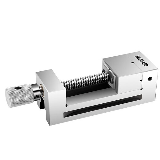 Shendong high-precision flat-nose pliers manual QGG grinder machine small clamp bench vise right-angle vise 234568 inches forged steel model 2 inches (wrench not included)