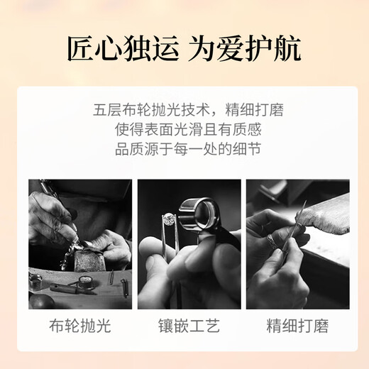 Qike Silver Ring Men's High-end Single Ring Ring Adjustable 2025 New Birthday Gift for Boy Friends