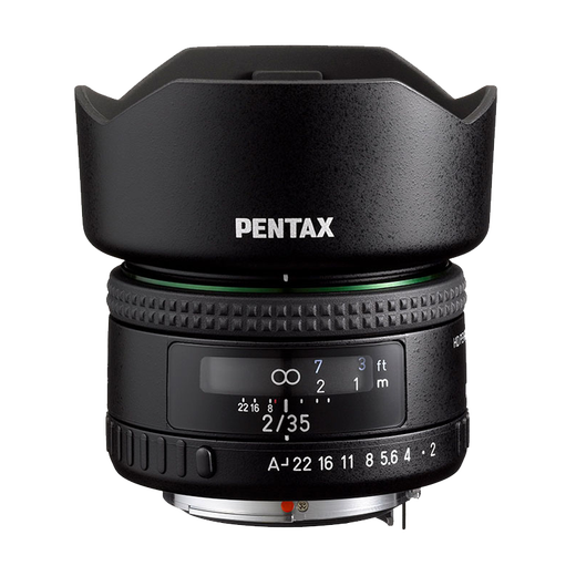 PENTAX SLR camera wide angle telephoto standard constant large aperture fixed focus 100 micro macro lens HDFA35mmF2 fixed focus lens