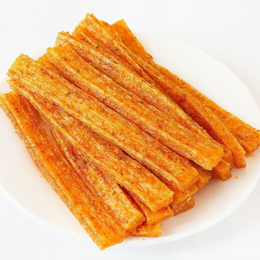 Three Squirrels Spicy Tiao Snacks Gluten Childhood Classic Campus Old-Fashioned Large Spicy Chips Bean Skin Casual Spicy Sticks Office Craving Snacks [Early Trial] Large Gluten 110g