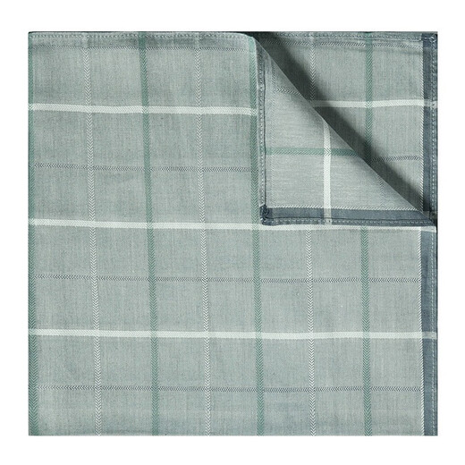 IFSONG Men's Handkerchief Pure Cotton Men's Sweat Wipe Square Scarf Full Cotton Sweat Absorbing Handkerchief Three Packs Gift Box for Elders Gentleman's Style 3