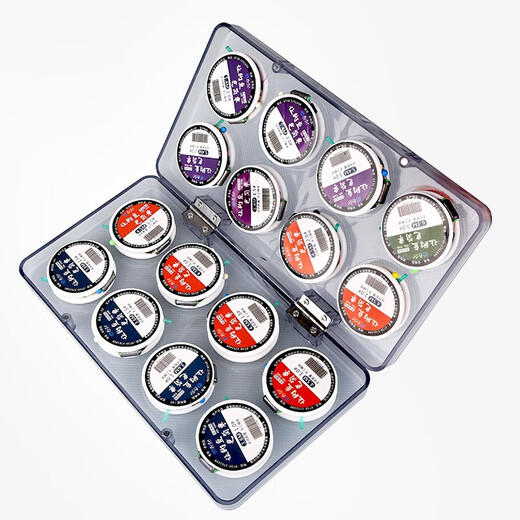 Folk artist multi-layer transparent main line box line box fishing line set accessories box fishing gear and fishing supplies 20-axis ordinary version empty box (excluding spools)