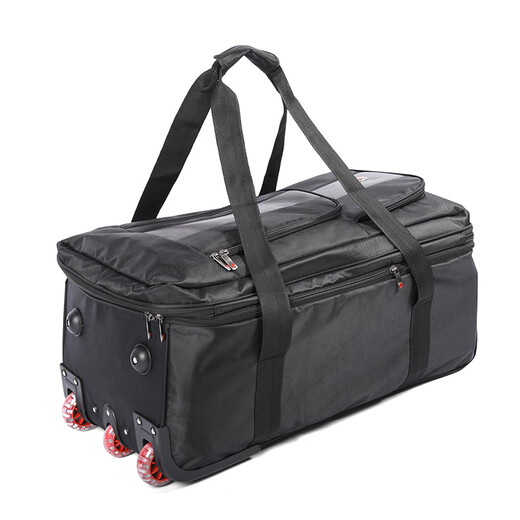 DITD DESIGN IN THE DESIGN可扩展大容量拉杆包航空托运包可折叠上学出国旅行包长短途行李袋 灰色 中号28寸（需托运）