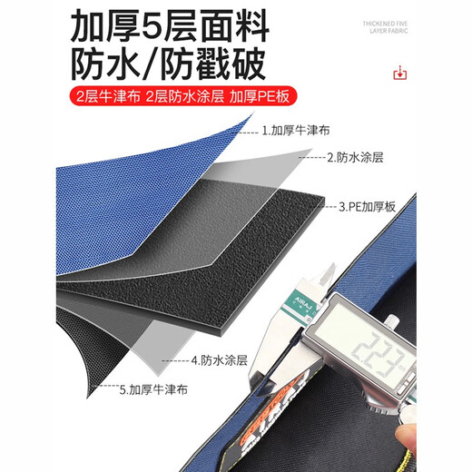 Sailoto multifunctional portable tool bag, sturdy and durable repair canvas thickened tool bag, woodworking electrician storage bag, 13-inch classic model