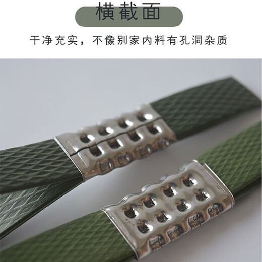 飞尔（FLYER）打包带 半自动打包机专用包装带 塑料PP手工打包带 10kg/卷 650米 绿色【FLb691】