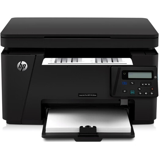
HP (HP) printer M126a/126nw 128fw/128fn/128fp black and white laser home business office printer printing copy scanning multi-function machine M126nw (print copy scanning + wired/wireless network) Package 2 (official standard + easy to add powder selenium