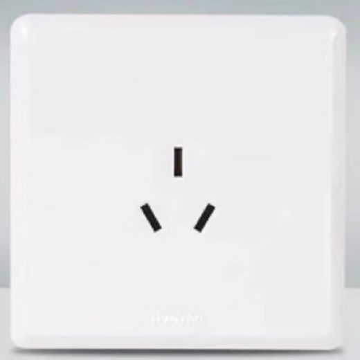 Hongyan three-hole socket 16A socket three-pin socket 86 type concealed power socket