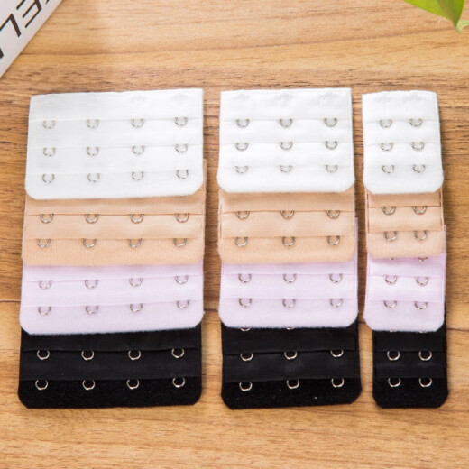 Pregnant women and the elderly bra extension underwear modified lengthened button bra extension belt breasted extension extension buckle hook accessories three buckle pink