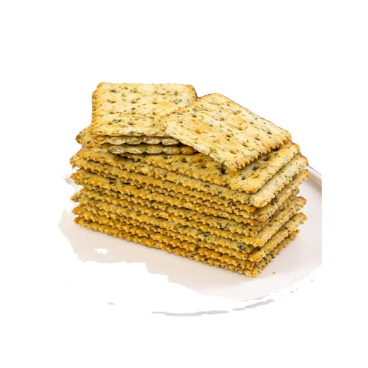 Probieren Sie den Laden, probieren Sie den Laden, Meersalz -Soda -Kekse, kein Zucker zu Zucker, Milchsalz, salzige Kammkuchen -Snacks, Salzgeschmack 756 g, Meer * 1 Beutel, Total