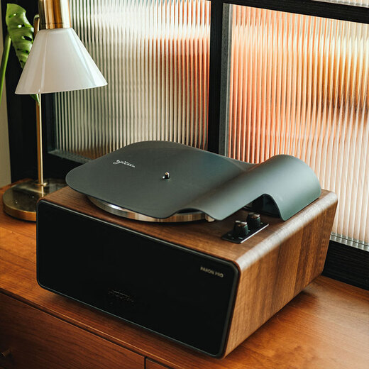 Syitren PARON PRO household all-in-one vinyl record player carbon fiber tone arm HIFi retro moving magnet gramophone Bluetooth speaker PARON PRO+ dust cover