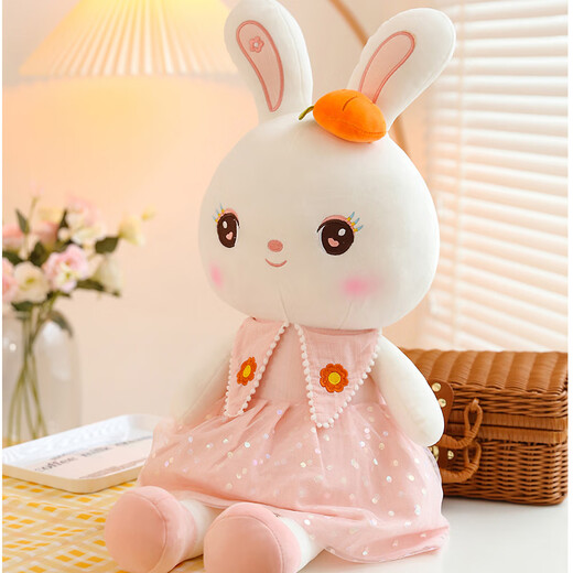 Weltston Plush Toy Rag Doll Almow Cumpleaños Cumpleaños Chino Día de San Valentín 65 cm Little White Rabbit Doll