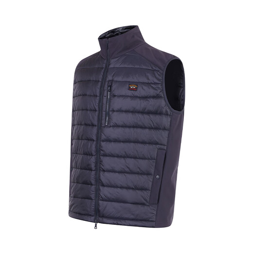 PAUL&SHARK men's Italian imported first-line light luxury clothing brand autumn and winter down vest men's navy blue XL