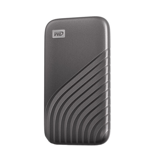Western Digital (WD) NVME Mobile Solid State Drive (PSSD) Mein Passport-SSD-Typ-C-Schnittstelle 1050 MB/s Space Grau- (Getriebegeschwindigkeit 1050 MB/s) 2TB (offizieller Standard)