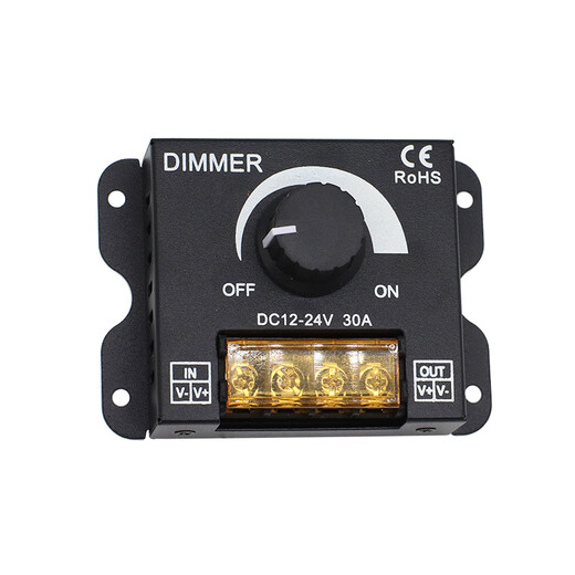 LED dimmer lamp with luminous characters brightness adjustment controller 12V24V DC Bluetooth remote control stepless dimming dimmer (Bluetooth model)