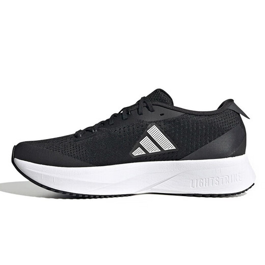 阿迪达斯（adidas）跑步鞋男鞋2025夏季新款低帮缓震轻便运动鞋透气休闲鞋 HQ1349黑色 41 (255mm)