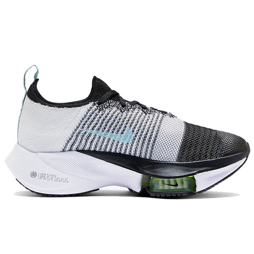 
Nike (NIKE) women's Air Zoom cushioning sports shoes lightweight breathable non-slip wear-resistant marathon training running shoes CI9924-001 Black and blue 39
