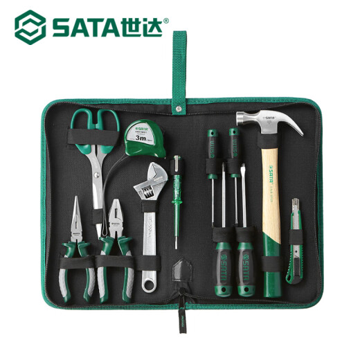 SATA Manual Hardware Tool Box Home Set Home Repair Plumber Tool Kit Combination Set DY06018