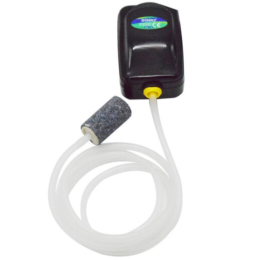 
SOBO Songbao Fish Tank Oxygen Pump Aquarium Aviation Pump Household Aviation Machinery Fish Oxygen Pump Aquarium Supplies [full accessories] 4w Single-hole SB718+ [Air Stone Package]
