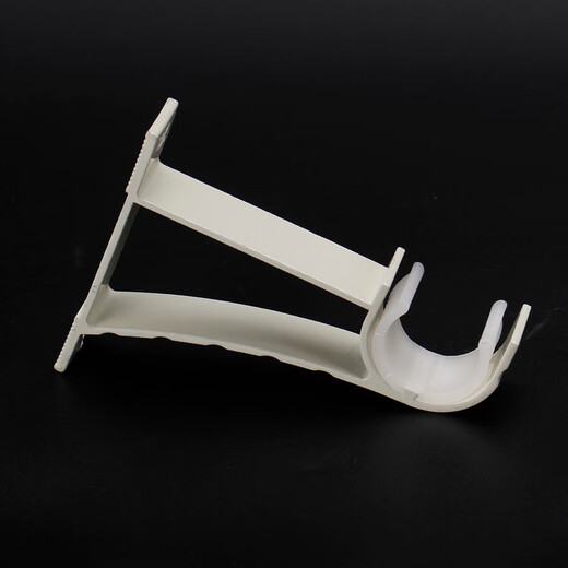 Xinfeiyu top-mounted side-mounted single-rod curtain rod Roman rod accessories bracket seat base shelf bracket rod bracket hook accessories ordinary white single bracket