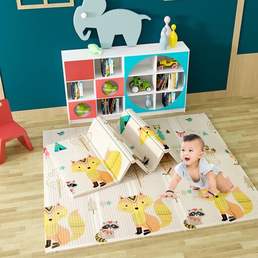 LeDi XPE crawling mat baby baby double-sided folding crawling mat thickened anti-slip floor mat household foam mat blanket