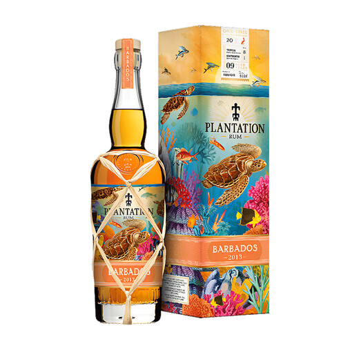 蔗园（Plantation）加勒比精选朗姆酒 朗姆酒烘焙 黑朗姆莫吉托调酒基酒单一岛屿系列 蔗园巴巴多斯2013朗姆酒 700mL 1瓶