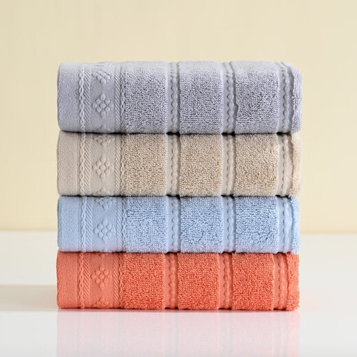 Ctdma pure cotton towel face towel for all seasons, adult men and women, absorbent and non-shedding face towel, holiday gift towel, absorbent and soft, 4 pack