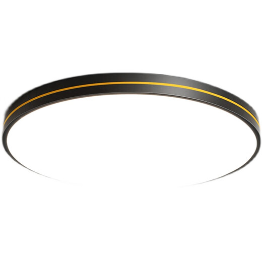 NVC Lighting LED ceiling lamp living room lamp round 40 50 60 80CM modern simple bedroom lamp one line round 50cm three-color dimming 36w