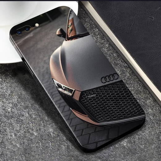 Feix Apple 8plus Mobiltelefon Back Film iPhone7/6s/5/Apple SE3/2 Farbfilm bemalte Mobiltelefon Aufkleber Cool Sportwagen Leder Muster Matt farbenfroh