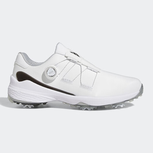 阿迪达斯（adidas）高尔夫球鞋男士ZG23系列防滑缓震球鞋 BOA纽扣运动鞋 GY9713 白/黑/银 40.5
