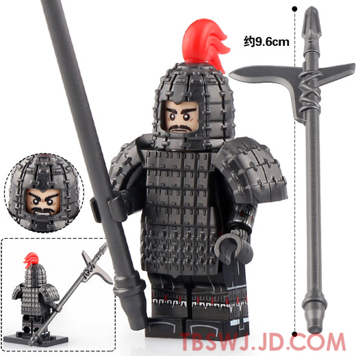 Fangcheng is compatible with small particle building blocks Ancient soldiers, Qin Shihuang's armor, military figures assembled children's toys XP653 Qin Wushen Generals 20 captains XP656 Qin Shihuang