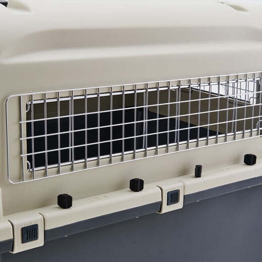 HZPET宠物航空箱狗狗托运加厚大号国航箱子猫咪小型犬外出车载箱飞机箱 2号塑窗60*40*40cm（16斤内）