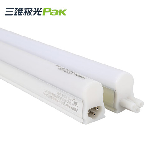 Sanxiong Aurora pakT5 integrated bracket LED integrated lamp three-hole strip fluorescent lamp commercial energy-saving durable lamp aluminum shell 1.2 meters 16W white light 6500K