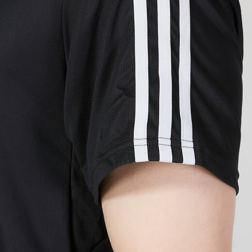 
Adidas men's sports suit 25 summer new comfortable and breathable three-stripe short-sleeved T-shirt, five-point pants, shorts, two-piece set IB8150+IC1484 L/180
