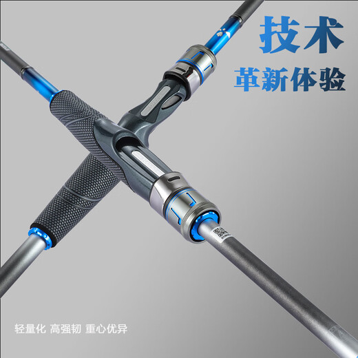 渔翘23新款水上高尔夫GOERFU路亚竿远投泛用竿直柄枪柄翘嘴鲈鱼钓鱼杆 2.03m /C-682M 枪柄2节