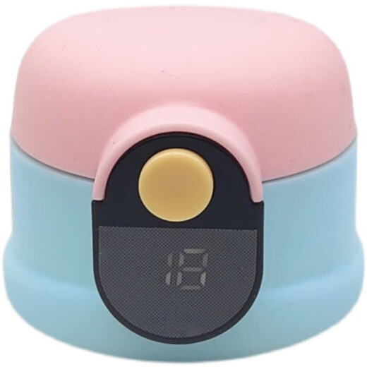 Miaopule Kuangdi 0 children's thermos cup accessories intelligent temperature display lid K Huaxiang Jinli tube cup lid X087 pink on the bottom blue