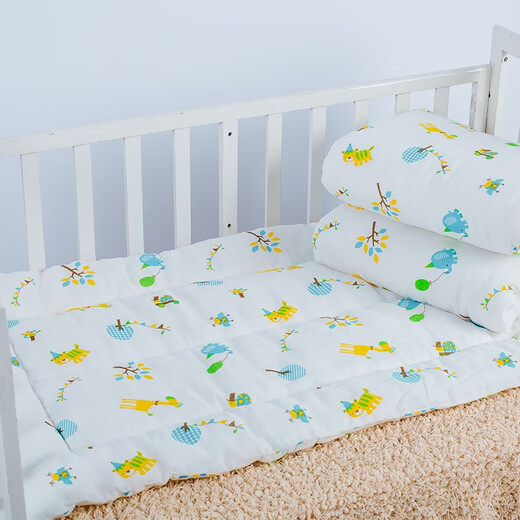 Xiqinbao Kindergarten Mattress Mat Baby Mattress Mattress Newborn Bedding 120*60cm Blue Pony