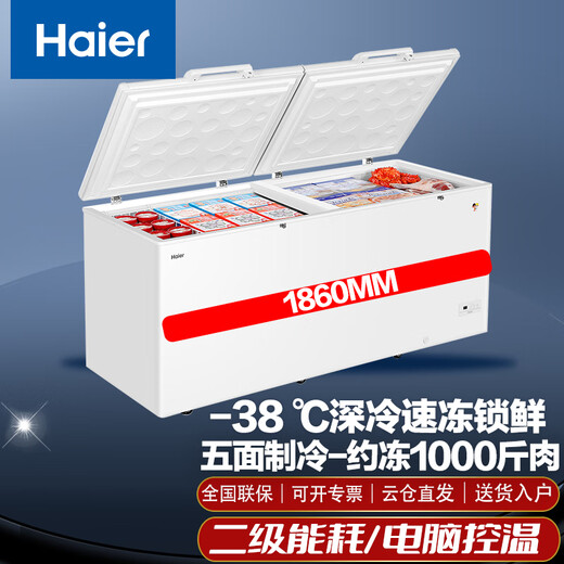 Haier Gefrierschrank kommerzieller horizontaler Gefrierschrank Haushaltskühlung Dual-Purpose BC/BD-719hez 719L