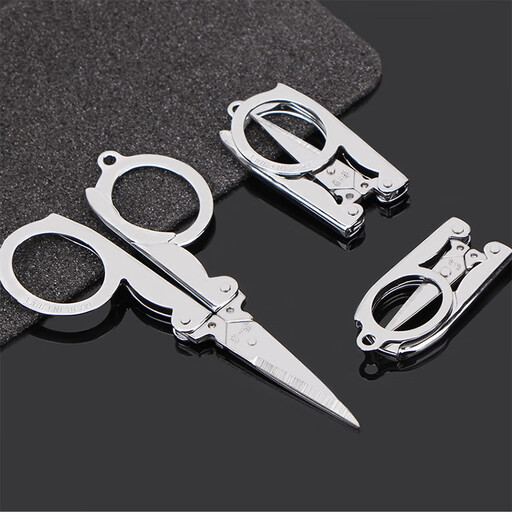 Zhang Xiaoquan Scissors Folding Travel Scissors Convenient Scissors Folding Scissors Fishing Scissors Nail Keychain Scissors 555 Large Reinforced Steel S