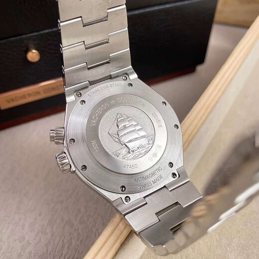 【二手99新】江诗丹顿男表VC纵横四海系列42mm自动机械男士手表奢侈品腕表 47450/B01A-9227 黑盘 钢带