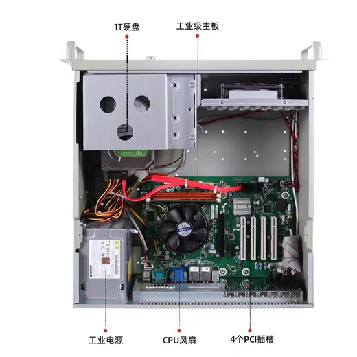 Yiyang Advantech Industrial Control Machine IPC-610L Core 2-10/12/13 Generation i5 i7 i9 Prozessor Industrial Computer Server oberer Computer Advantech SIMB-684G2 (Motherboard der 6-7 Generation) i7/32G/256G SODISTICE +1T Maschinerie