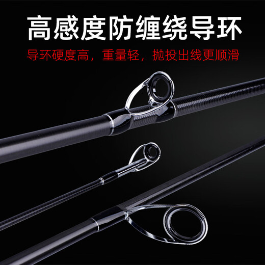 酷影热带雨林M/ML/MH直柄枪柄路亚竿远投高碳超轻翘嘴鱤鱼泛用钓鱼杆 RFC682L 2.04米枪柄