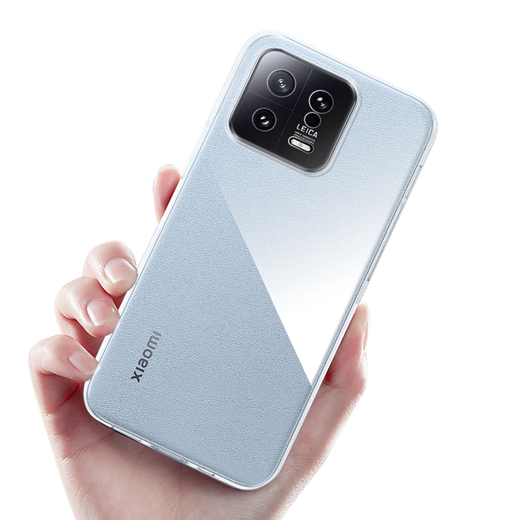 Yao film is suitable for Xiaomi 13 mobile phone case, transparent protective cover, soft shell, anti-fall, simple lens, all-inclusive, personalized and creative male and female internet celebrity trendy shell, Xiaomi 13 zero-sense clear transparent case