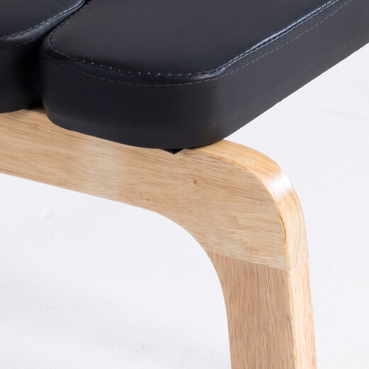 Boluo multi-function yoga handstand bench wooden professional core strength auxiliary chair household fitness artifact imported oak black