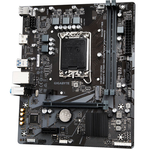 技嘉（GIGABYTE）H610M K DDR4主板支持CPU12代酷睿12400F(Intel H610/LGA 1700)