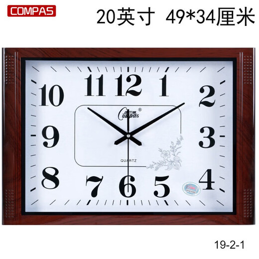 Combasi Silent Wall Clock Гостиная спальня кварцевая часа офисная школа расписание настенные часы 49*34 см. Модель календаря белого диска